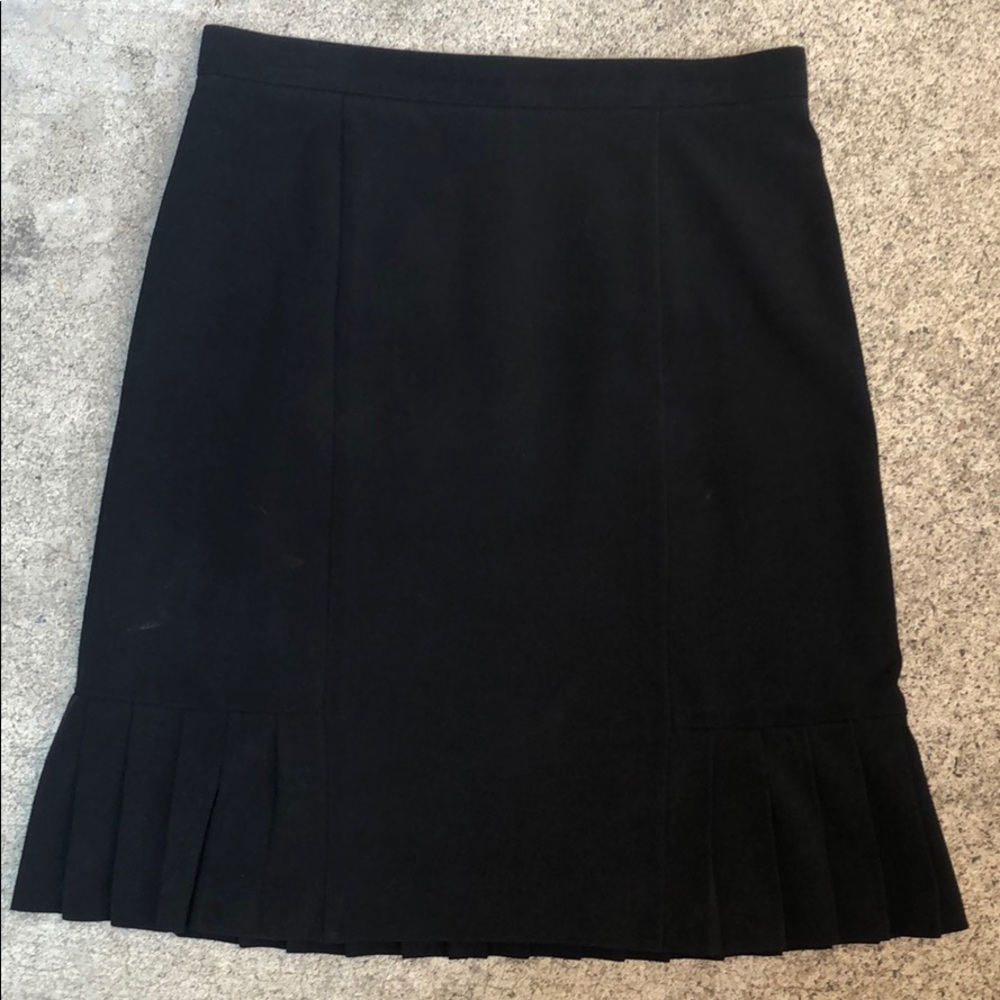 EAST 5th - Black Pencil Pleat Ruffle Skirt - S 10